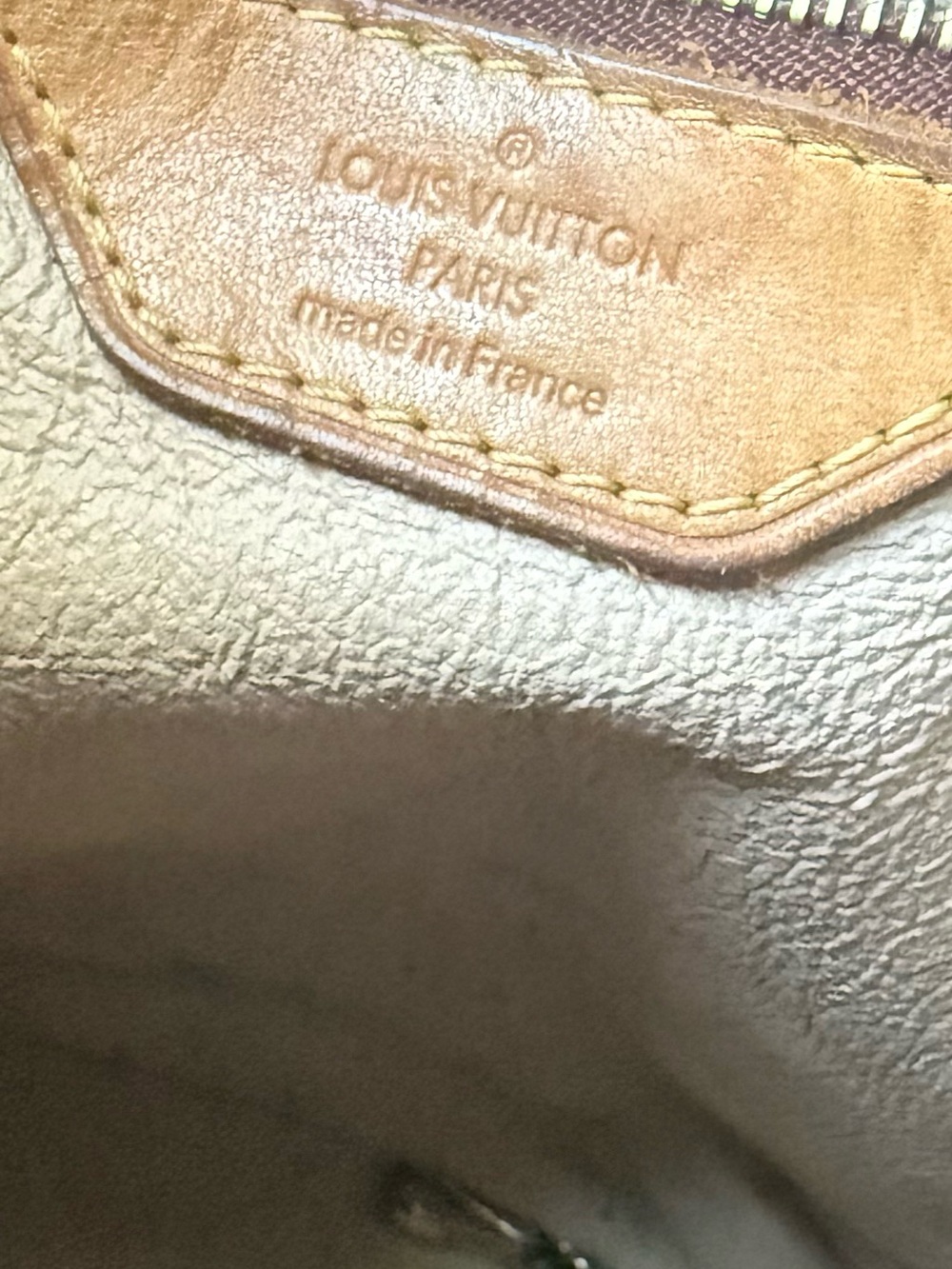 Louis Vuitton Petit Bucket Monogram Shoulder Bag M42238 / Vintage / Authentic - Picture 3 of 16